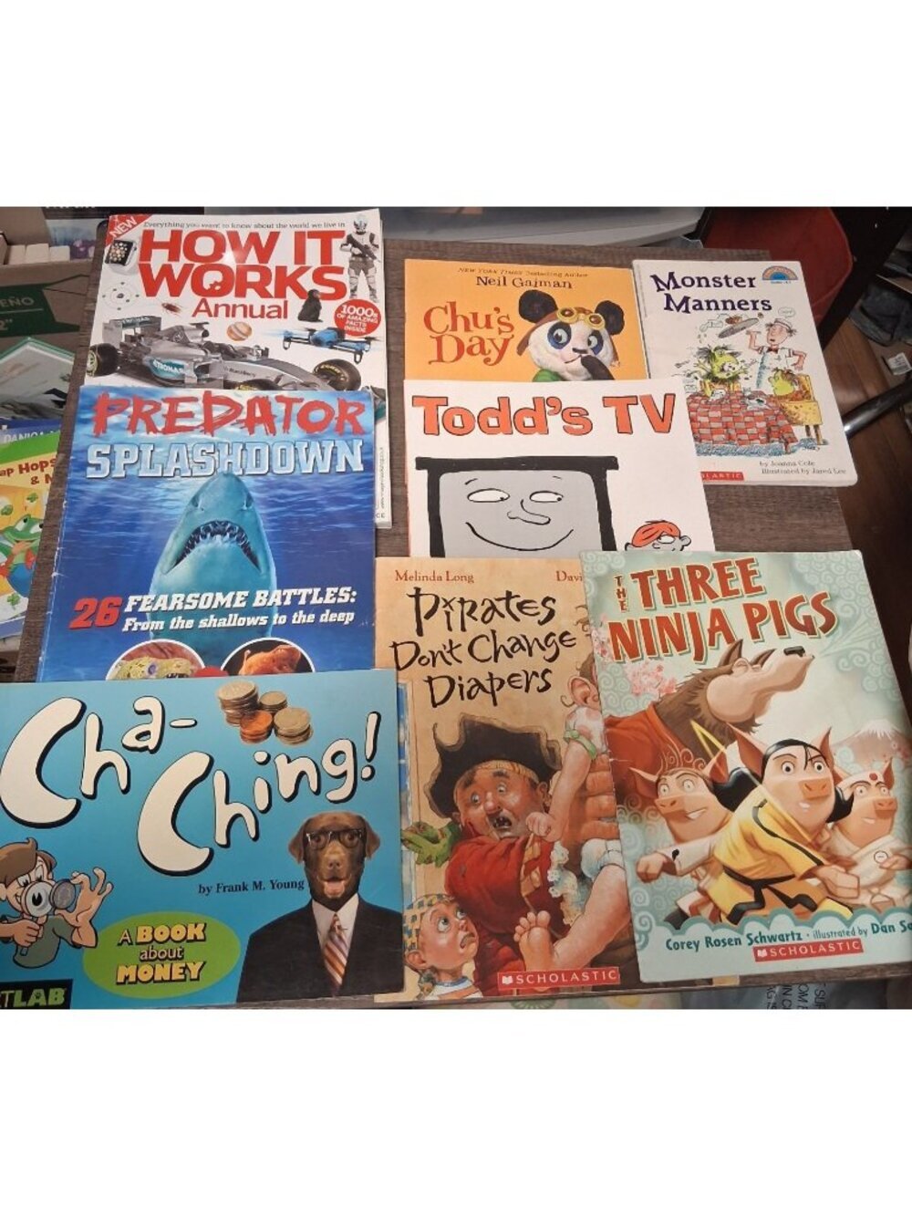 Boys Book Bundle Sharks How it Works Money Pirates Ninjas Manners